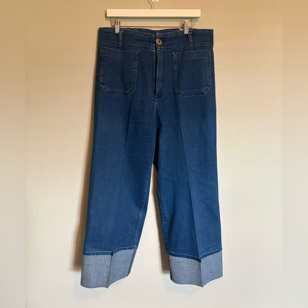 Maeve The Colette Cuffed Jeans by Anthropologie